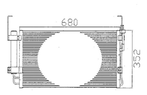 Condensador Para Santa Fe 2001 2002 2003 2004 2005 2006