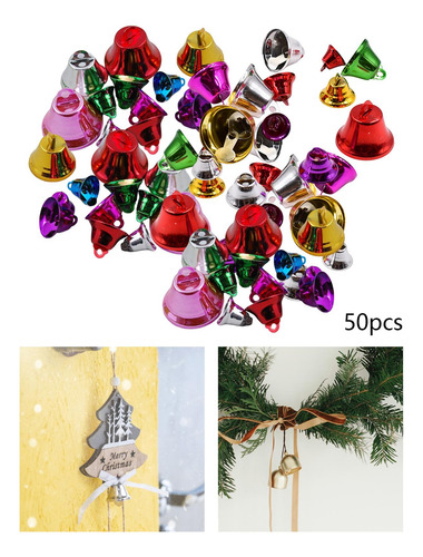 50 Piezas De Campanas Artesanales, Campanas Pequeñas Y