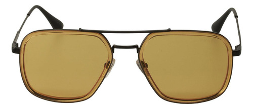 Prada Spr 57xs 03a-0b7 Aviator Square Yellow Black (Usado)
