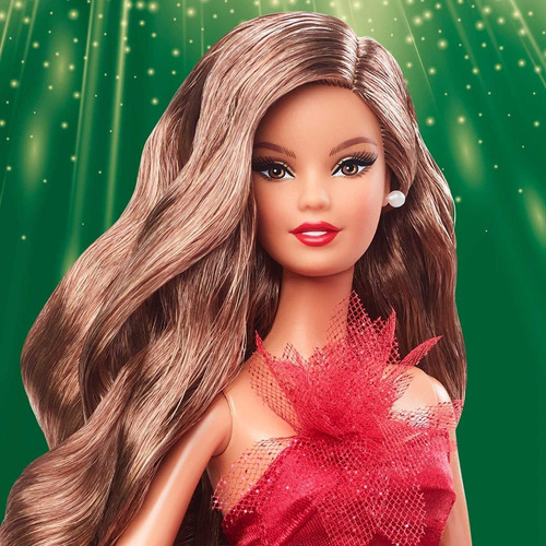 Muñeca Barbie Signature Holiday Felices Fiestas 2022 Latina