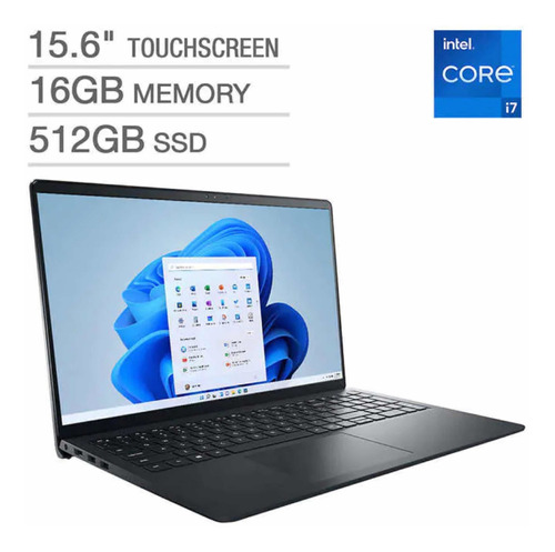 Laptop Dell Intel I7 4.7ghz 16gb 1tb Tactil Generacion 11