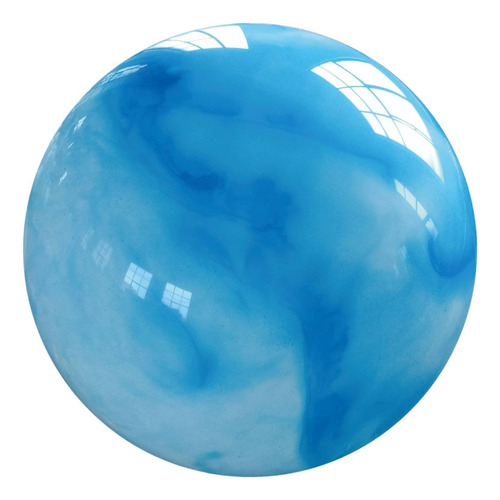 Bola Inflável Colorida Quicando Em Nuvem Brinquedo De Azul