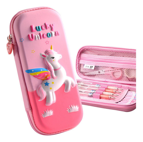 Mcwth Estuche Para Lapices Para Ninos Y Ninas, Unicornio 3d,