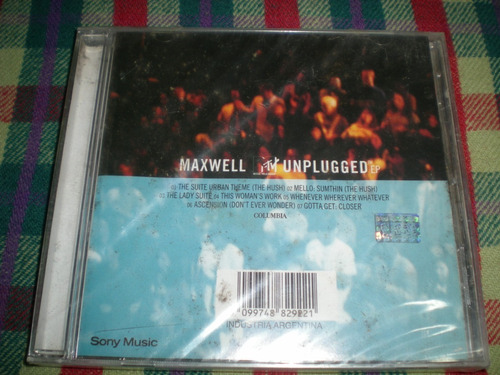 Maxwell / Mtv Unplugged Cd Nuevo (21/20))