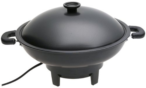 Aroma Housewares Aew-305 Eléctrico Wok, Negro