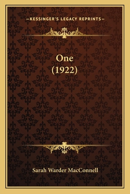 Libro One (1922) - Macconnell, Sarah Warder