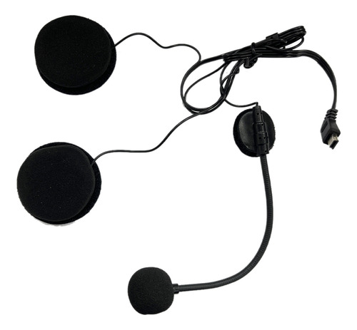 Casco De Motocicleta Audífonos Micrófono Altavoc