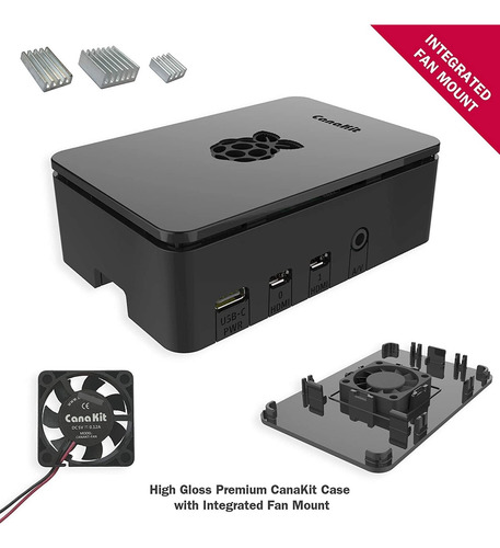 Kit Extremo Canakit Raspberry Pi 4 - Edición De 128gb (4gb