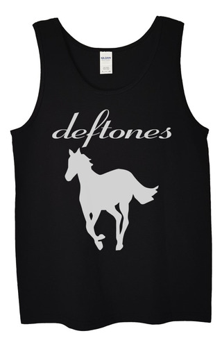 Polera Musculosa Deftones White Pony Logo G Rock Abominatron