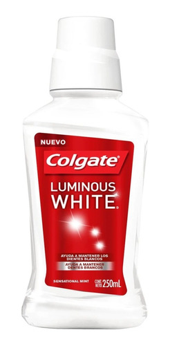 Enjuague Bucal Colgate Luminous White 250 Ml