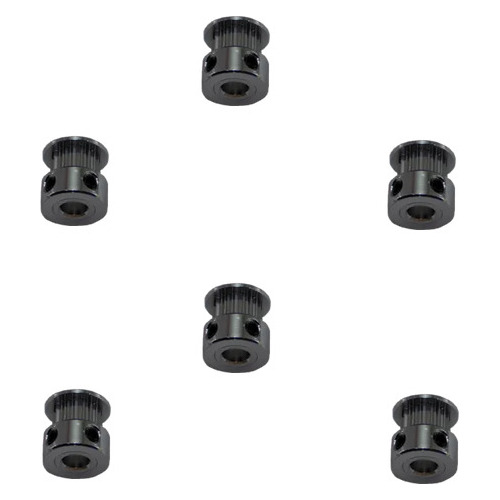 Polea Dentada Gt2 20 Dientes Banda 6mm (6pz) 