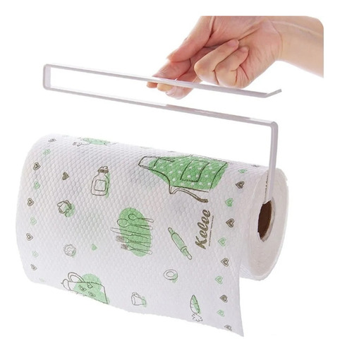 Soporte Colgador Metálico Porta Nova Y Toallas De Papel    