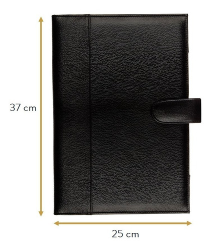 Imagen 2 de 9 de Carpeta De Piel Ejecutiva Tamaño Oficio A4