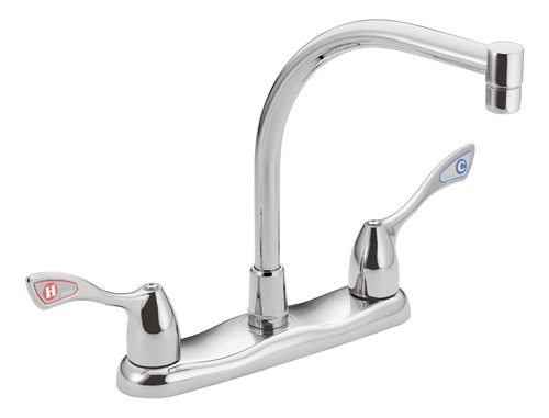 Moen 8799comercial Two-handle M-bition Llave De La Cocina, C