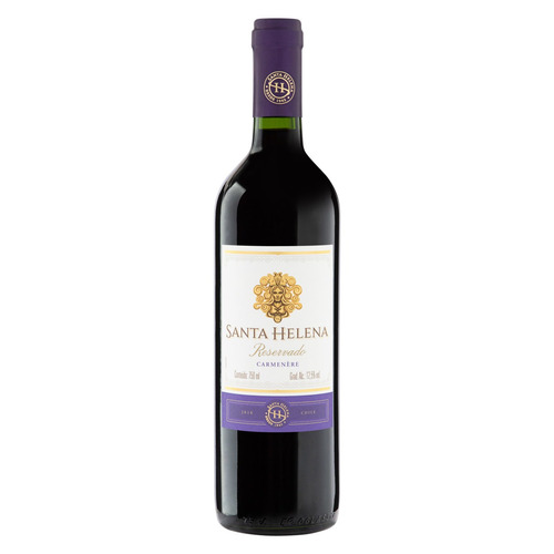 Imagem 1 de 1 de Vinho tinto meio seco Carménère Santa Helena Reservado 2018 adega Viña San Pedro Tarapacá 750 ml