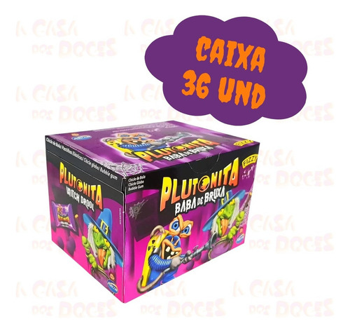 Chiclete Baba de Bruxa Plutonita Caixa 200g