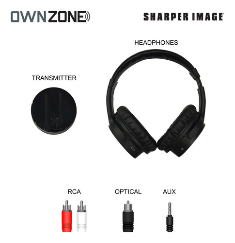 Auriculares Inalámbricos Recargables Para Tv Own Zone De Sha