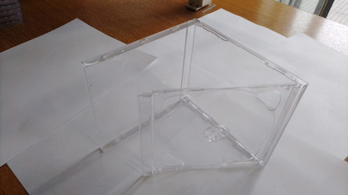 Caja Cd Acrilica Tray Transparente Doble X 25 Unid +6aa 2100