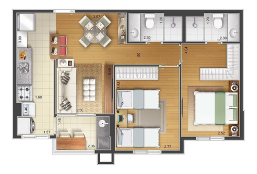 Imagem 19 de 21 de Apartamento À Venda No Bairro Santa Paula - São Caetano Do Sul/sp - O-4051-10950