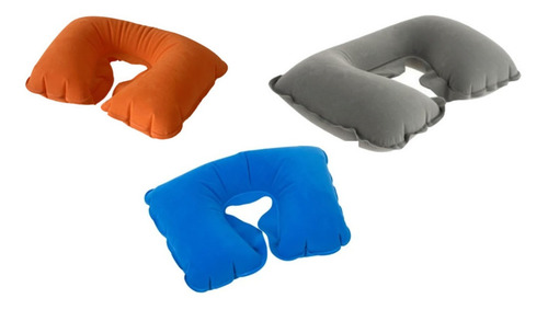Imagen 6 de 6 de Almohada Cojín Inflable Viajes,camping,playa