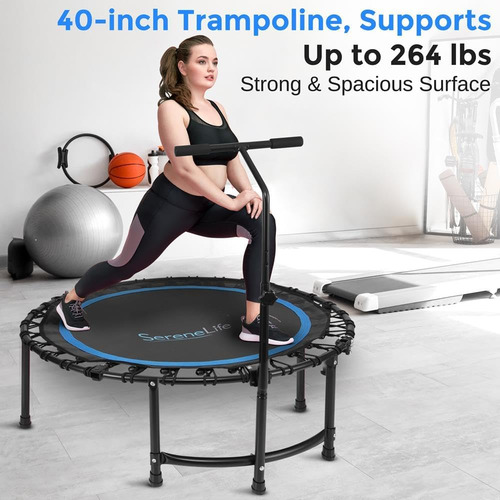 Serenelife Trampoline 40-reboundador De Fitness En El Hogar