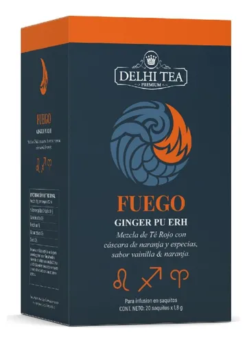 comprar Fuego - Ginger Pu Erh X 20 Saq - 4 Elementos