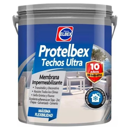 Membrana Liquida Termica Protelbex Techos Ultra Elbex 4kg