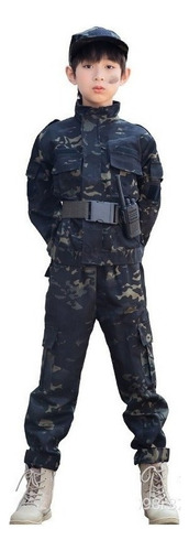 Traje De Rana De Uniforme Militar De Camuflaje For Niños