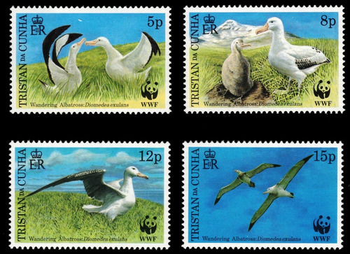 Fauna - Wwf - Albatros - Tristan Da Cunha 1999 - Serie Mint