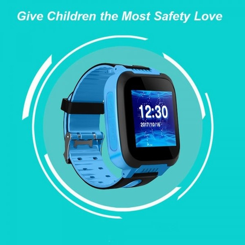 Smart Watch Contra Agua Gps Para Niños Azul Y Rosa 