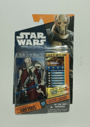 Trilogía Grievous, Saga Legends, Clone Wars, Movie Heroes (Usado)