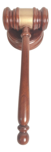 Mazo O Mallete Personalizable Para Juez Madera Cedro Rojo