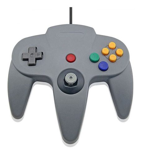 Joystick Control Mando Compatible Nintendo 64 Gris