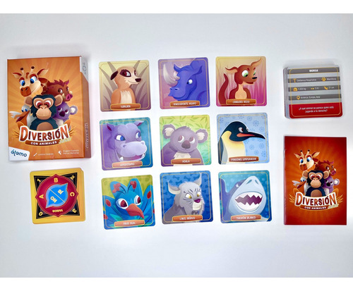 Diversion Con Animales - Juego De Mesa Para La Familia