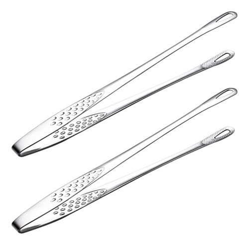 Pinzas Para Barbacoa De Acero Inoxidable, 2 Unidades