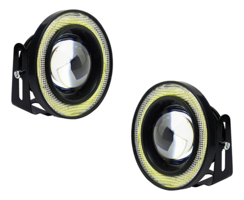 Neblinero Ojo De Ángel Led 12v, 89mm   Set X 2