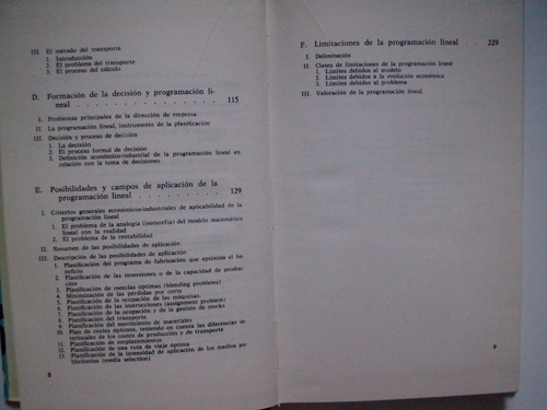 Programación Lineal Aplicado A La Empresa Peter Vokuhl 1968 (Usado)