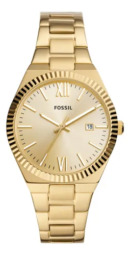 Reloj Mujer Fossil Scarlette Color de la correa Dorado