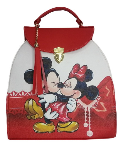 Bolsa Mochila Mickey-minnie Mouse
