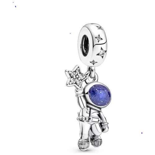 Pandora Charm Dije Astronauta De La Galaxia, Plata