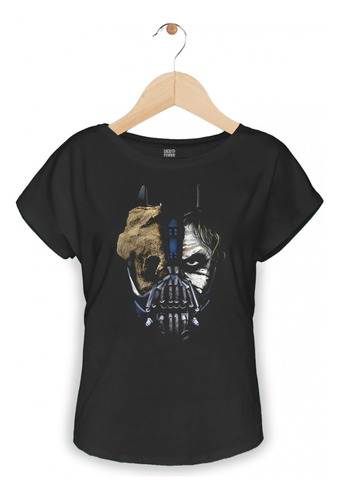 Playera Mujer -  Trilogía Batman Dark Kight - Cuello Redondo