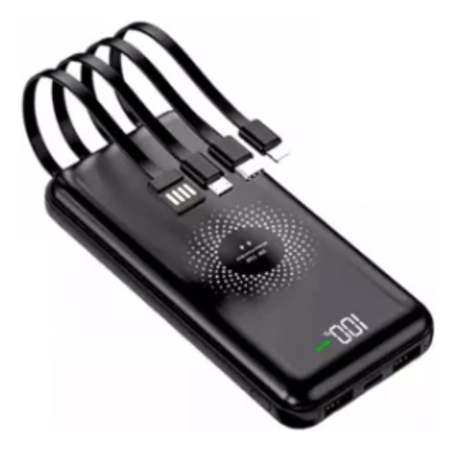 Carregador Portátil Power Bank Bte-21 Type-c 20000mah Cor Preto