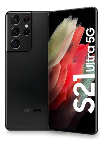 Samsung Galaxy S21 Ultra 5G 5G 512 GB preto 16 GB RAM - Excelente (Recondicionado)