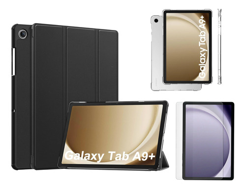 Funda Smart Para Tablet Samsung Galaxy A9 Plus +vidrio+funda