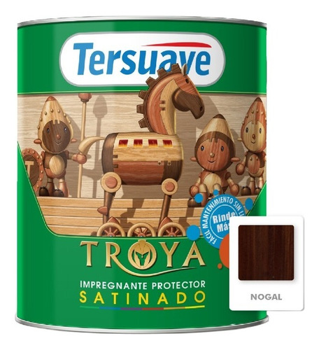 Tersuave Impregnante Protector Troya Satinado 1 Lts - Mix Color Nogal