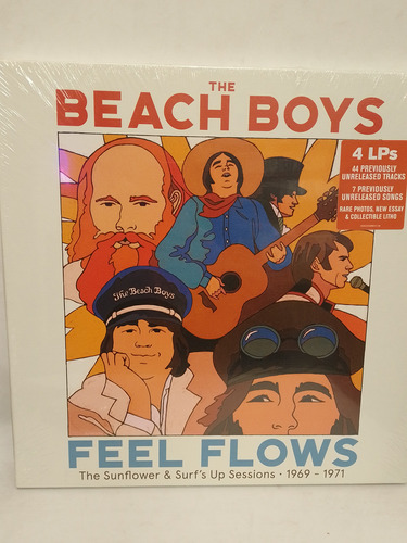 The Beach Boys Feel Flows 1969/71 Vinilo X4 Nuevo 