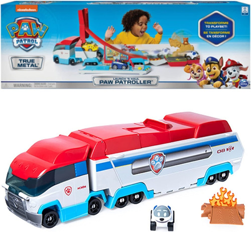 Set De Juguete Paw Patrol Launch'n Haul 2en1 El Vehículo