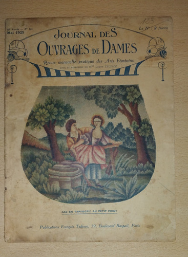 Journal Des Ouvrages De Dames N°446 Mai 1925 Francés