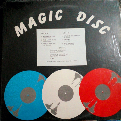 Vinilo Lp - Magic Disc (1982) Play Back Records Impecable Estándar