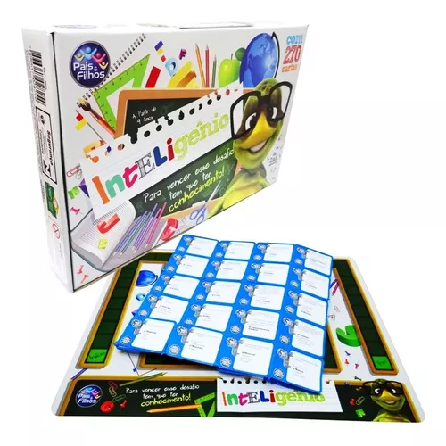 Jogo Educativo para Crianças 9 Anos Pais & Filhos 168 Cartas em